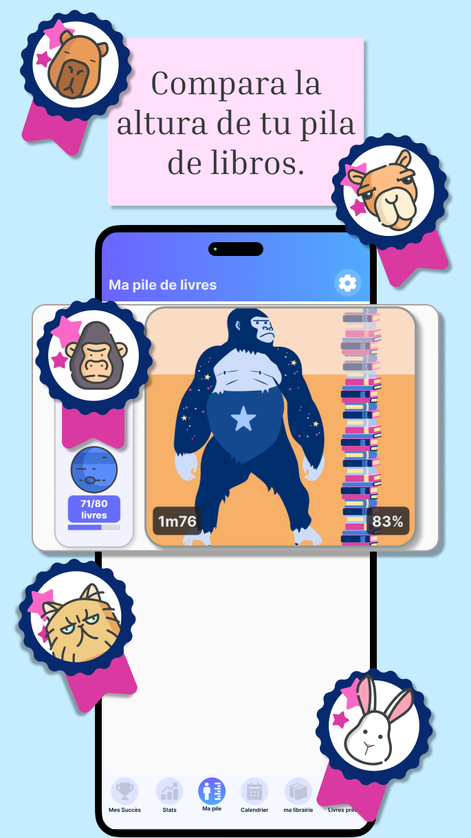 Statistiques de lecture détaillées dans Book Nova - visualisez vos habitudes de lecture et objectifs